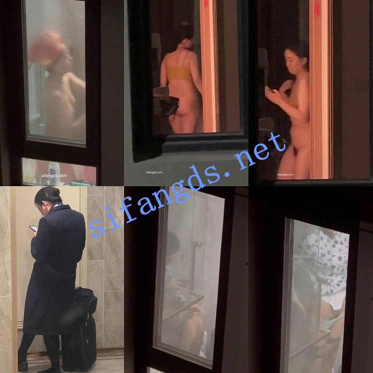 ❤️重磅【空姐】窗外偷拍多位空姐宿舍日常洗澡换衣服