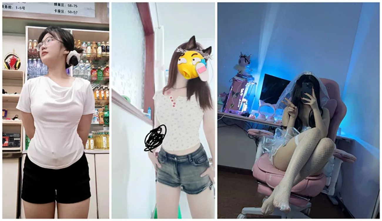 泡良大神三哥民宿旅馆❤️约炮玩网游认识的06年大一眼镜学妹无套干到她出白浆