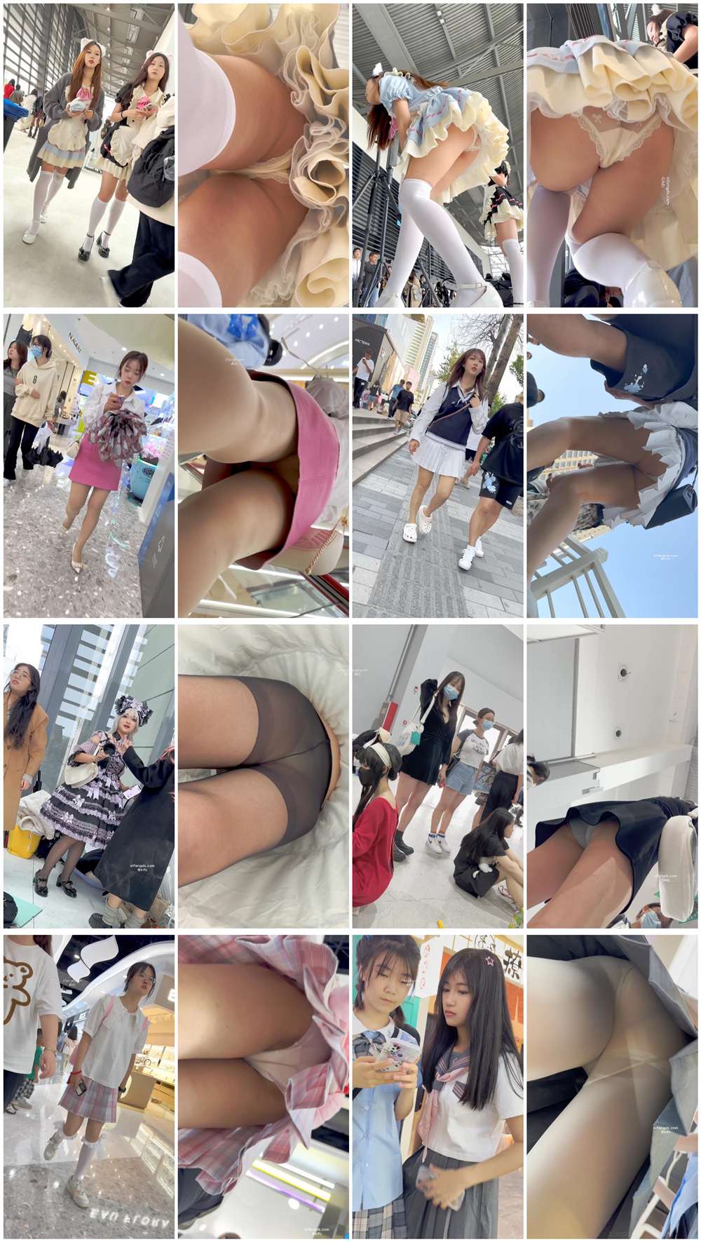 ❤️精品推荐❤️街拍抄底大神『KFC』202509合集9V 全是青春靓妹 好看的小姐姐